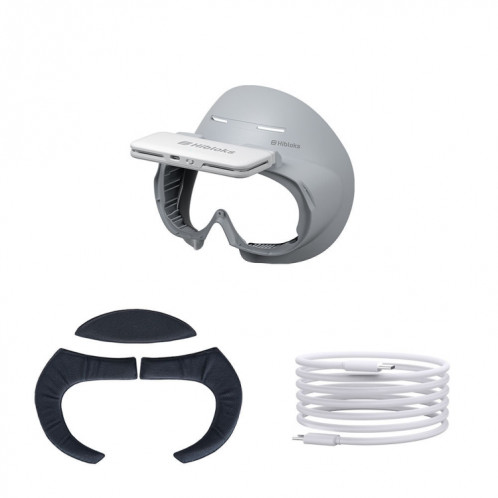 Pour les lunettes PICO 4 Hibloks VR, coussin de protection du visage avec ventilateur, spécification : 1 pièce de soie glacée SH98031528-010